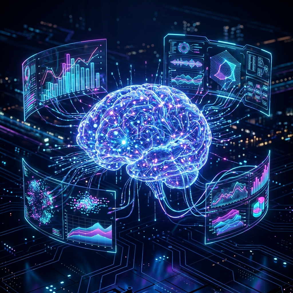 Luxury ai-data-solutions Service Illustration