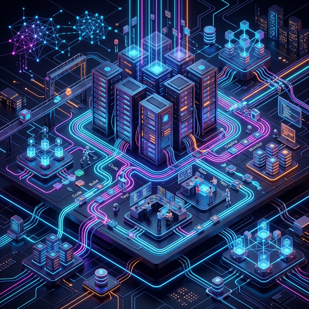 Luxury cloud-devops Service Illustration